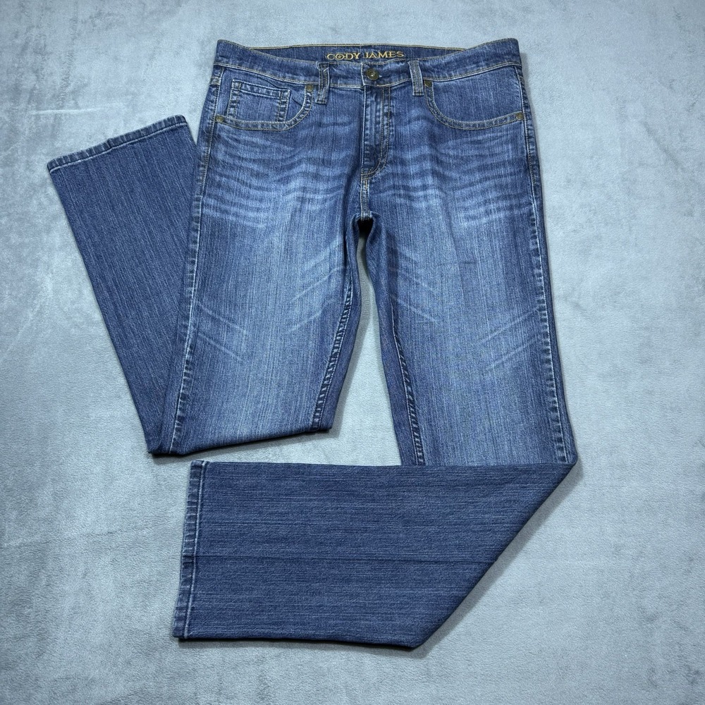 Cody James Jeans Mens 36x35 Straight Leg Cowboy Ranch Rodeo Farm Garage Denim